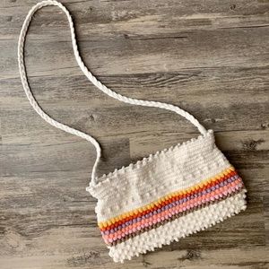 Antonello Tedde Multicolored Woven Crossbody Bag